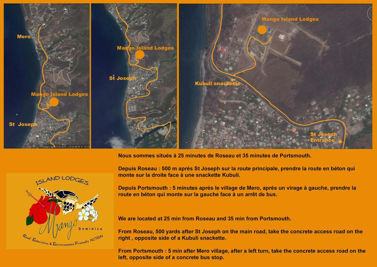 Mango Island Lodges Saint Joseph Dış mekan fotoğraf